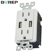 Standard grounding china supplier gfci usb wall outlet sockets